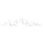 Wallity Mountain - 8 Escultura de pared blanca en metal
